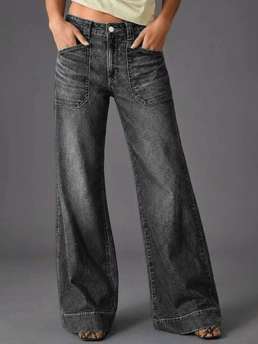 Women black stretch bootcut - black,