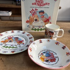 Vintage Royal Stafford Children's Magic Roundabout collection - Mug, Plate, Dish
