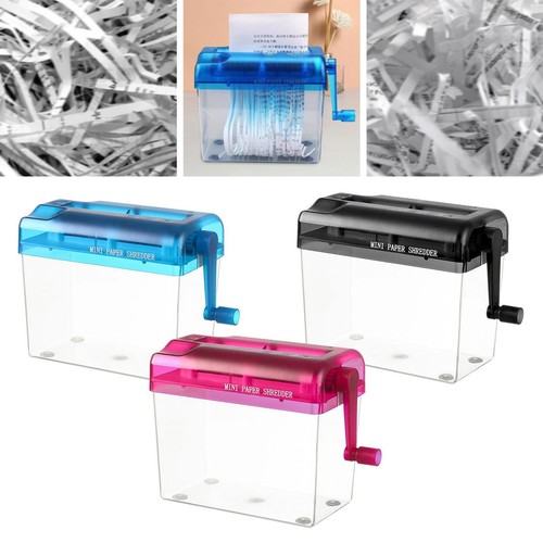 Manual paper shredder mini - manual,