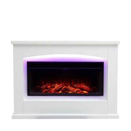 Electric fireplace white - electric,