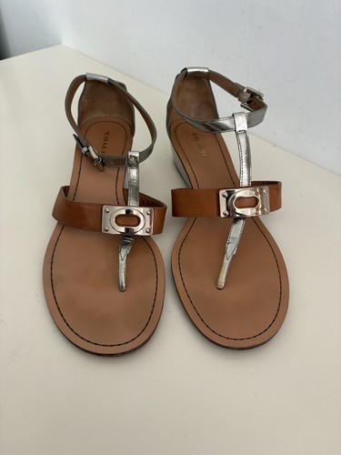 Coach ines metallic strap - coach,