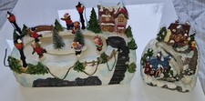 Christmas Village Scene Ice