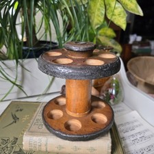 Vintage Wooden Egg Storage