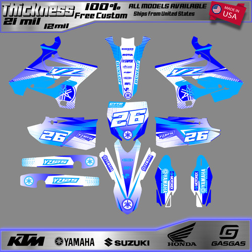 Fits yamaha 125 250 - fits,