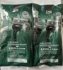 8 X Cien Men Triple Blade 3 blade Disposable Razors (2 Pack = 8 Razor) Lidl
