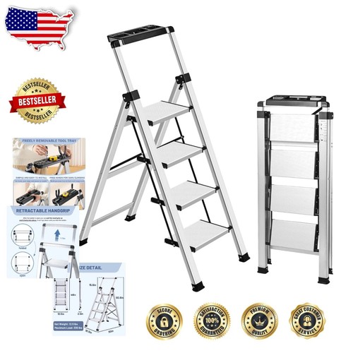 Step folding ladder - step,