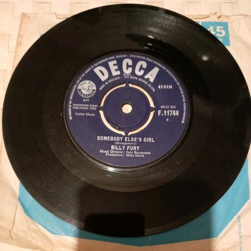 Billy fury somebody - fury, –