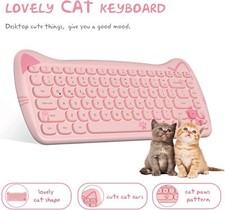 80% Wireless Cute Keyboard
