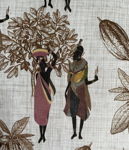 African lady printed cotton - african,