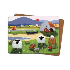 Thomas Joseph Placemat - Nice To See Ewe - Sheep Table Mat - Anti Slip