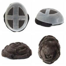 Mens Toupee Human Hair