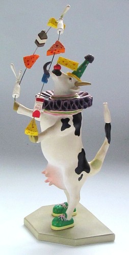 Cow parade 7708 circus clown - parade,
