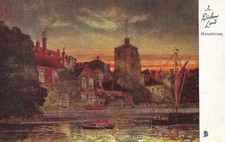 MAIDSTONE In Dickens Land Tuck Oilette Postcard ref Y44