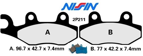 Set brake pads - of,