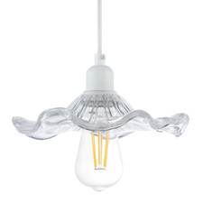 Designer Ribbed Clear Glass