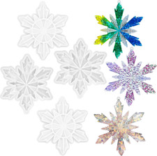 4pcs christmas resin molds - 4pcs,