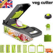 16 in 1 Vegetable Chopper Fruit Salad Mandolin Slicer Food Dicer Cutter Peeler