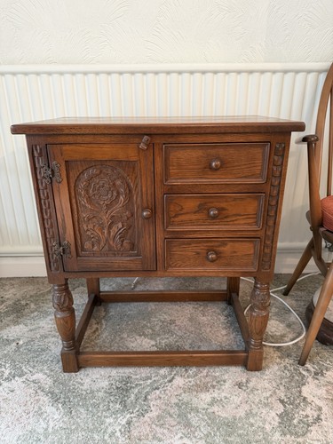 Vintage jaycee pedestal oak - vintage,