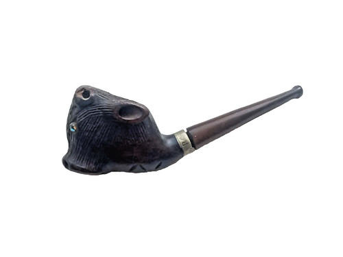 Antique novelty buffalo pipe - novelty,