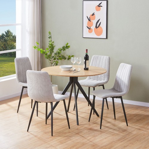 Aspen light oak - effect, round