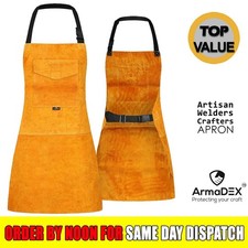 Armadex leather apron heavy - leather,