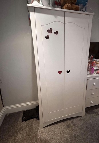 White habitat wardrobe - white,
