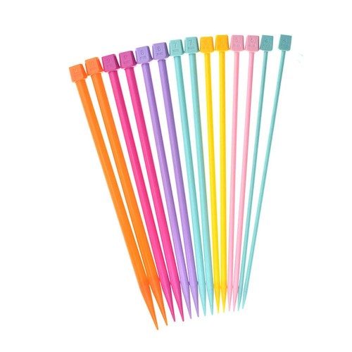 Short knitting needles set - short,