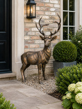 Large Bronze Effect Stag/Deer