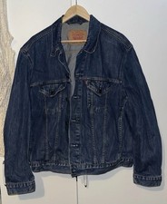 Levi Strauss & Co Men's Blue Type III Denim Trucker Jacket XL