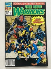 Marvel Comics The New Warriors Issue Issue #24 1992 Night Thrasher App Key