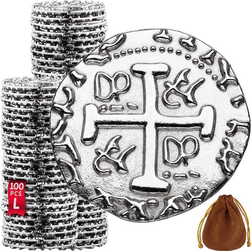100 large silver - 100, metal