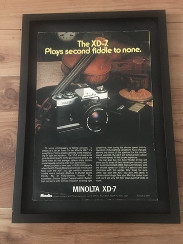 Minolta camera 1979 a4 - xd, camera-1979