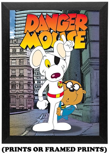 Danger mouse poster 80s - mouse,