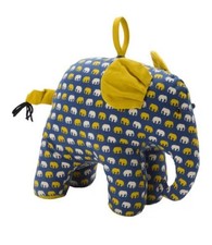 Fabric Elephant Door Stop Weighted Multicolour Elephant Ulster Weavers 