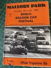Race Programme 28 June  1987 Mallory Park Saloon Car Festival FF1600 A5