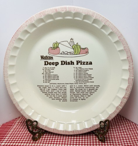Vintage watkins deep dish - vintage,