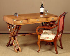 Vintage Military Campaign Style Brass Bound Desk c.1960
