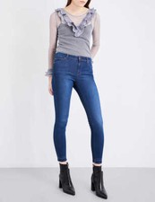 Topshop Grey Polka Dot Spot