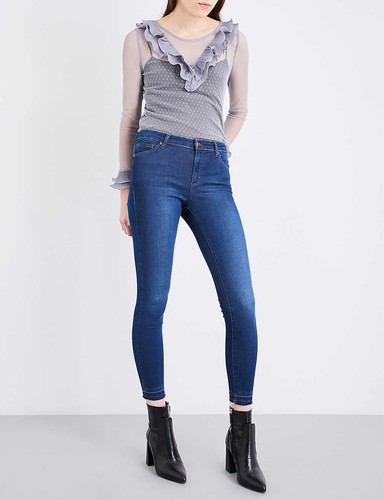 Topshop grey polka dot - polka, spot