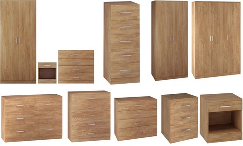 Dakota oak effect bedroom - oak,