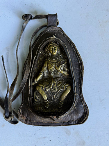 Buddhist amulet pendant metal - buddhist,