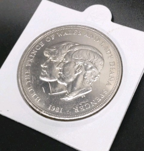 1981 royal wedding crown coin - -royal,