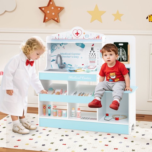 Wooden doctor play set kids - wooden,