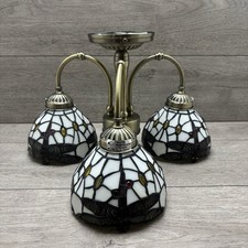 Vintage Tiffany Style 3 Arm
