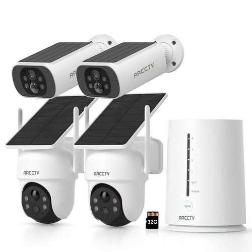 Arcctv wireless solar 4mp - wireless,