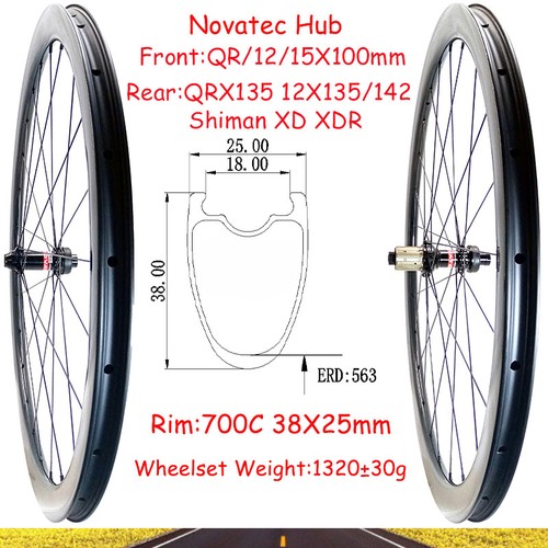 700c 25mm carbon - 38*25mm, road