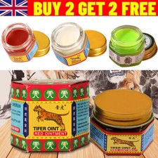 Tiger Balm Red Ointment White Ointment, Relief of Muscular Aches Pains Headache
