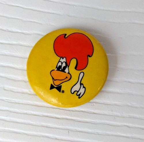 Vintage pinback button macaron - vintage,