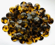 Buttons 18mm 28L Yellow Brown