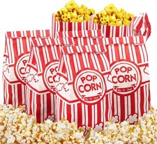 Tebery 200 Pcs Popcorn Bags, Popcorn Paper Bag, Movie Nights Pop Corn Bag Popco